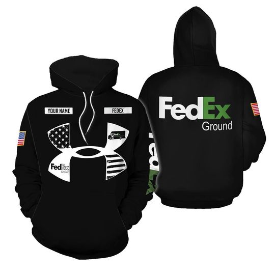 Discover Custom Name FedEx Ground Hoodies 3D, FedEx Hoodie
