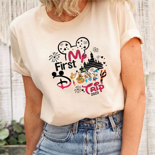 My First Disney Trip 2023 Shirt, Disney Mickey Shirt, Disney Family Vacation 2023 Shirt