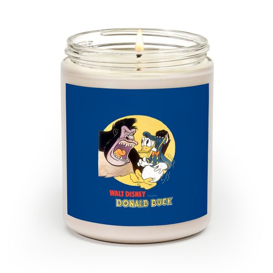 Disney Mickey And Friends Funny Donald Duck And The Gorilla Scented Candles, Magic Kingdom Unisex Scented Candles