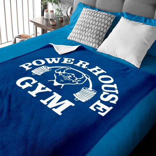Fashion Bodybuilding Power House Gym Fitness Baby Blankets