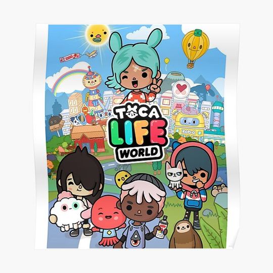 toca boca Premium Matte Vertical Poster