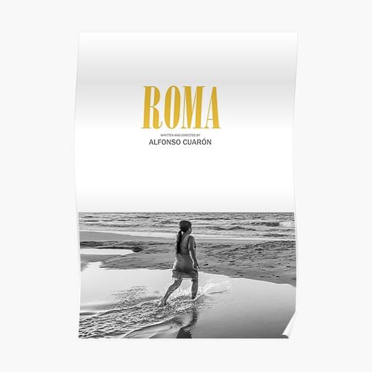 Discover Alfonso Cuaron ROMA movie poster // netflix film design, Yalitza Aparicio Premium Matte Vertical Poster