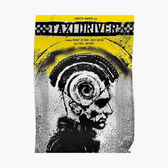 Discover Taxi Driver Premium Matte Vertical Poster