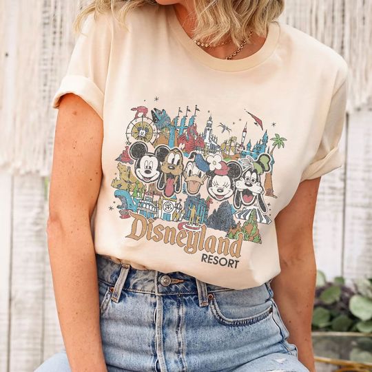 Retro Disneyland Resort Comfort Color Shirt | Vintage Disneyland Parks Shirt