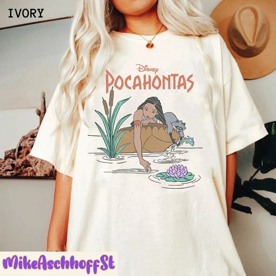 Princess Pocahontas Shirt, Retro Disney Pocahontas Shirt