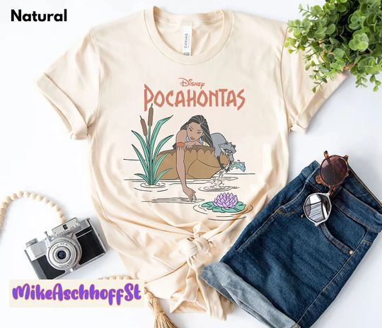 Retro Disney Pocahontas Shirt, Princess Pocahontas Shirt