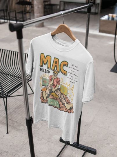 Discover Vintage 90s Mac Mill.er Shirt, Retro Hip Hop Album Cover TShirt