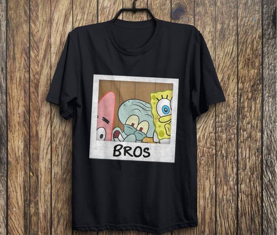 Nic.kel.ode.on Spongebob Squarepants Bros Graphic T-Shirt