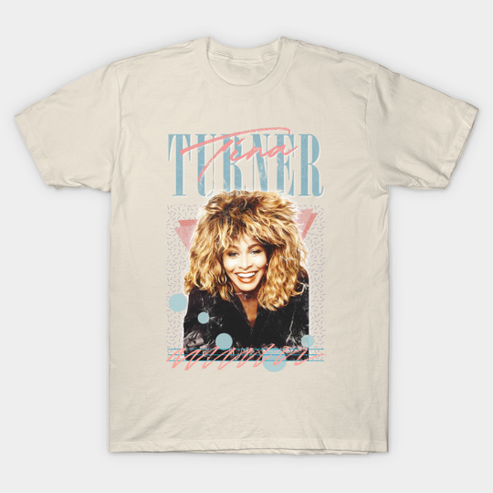Tina Turner // 80s Style Retro Fan Art Design - Tina Turner - T-Shirt