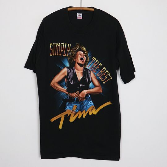 vintage 1993 Tina Turner Simply The Best What's Love Tour Shirt
