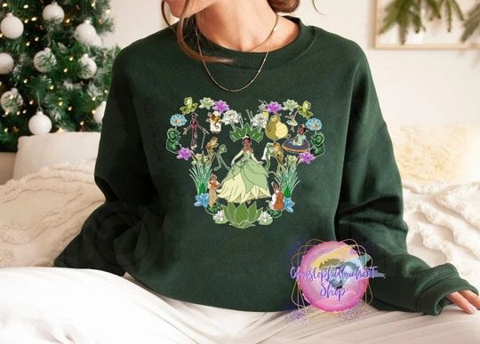 Discover Tiana Sweatshirt, Princess Sweatshirt, Disneyland Sweatshirt