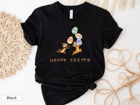Chip and Dale Easter Shirt, Disney Easter Shirt, Happy Easter Shirt, Disneyworld Family Trip Shirt