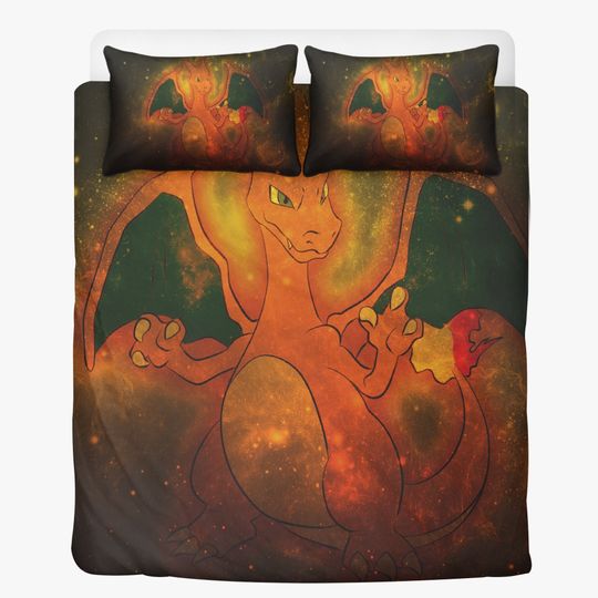 P.O.KE.MO.N Duvet, Charizard Bedding set twin, queen, king sizes