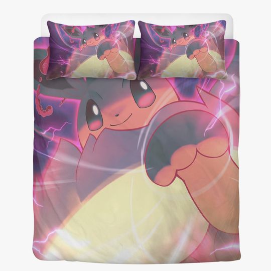 P.O.KE.MO.N Duvet, Eevee Bedding set twin, queen, king sizes