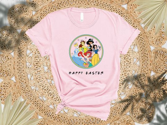 Disney Princess Shirt, Princess Shirt, Disney Princess Happy Easter Shirt, Happy Easter Shirt