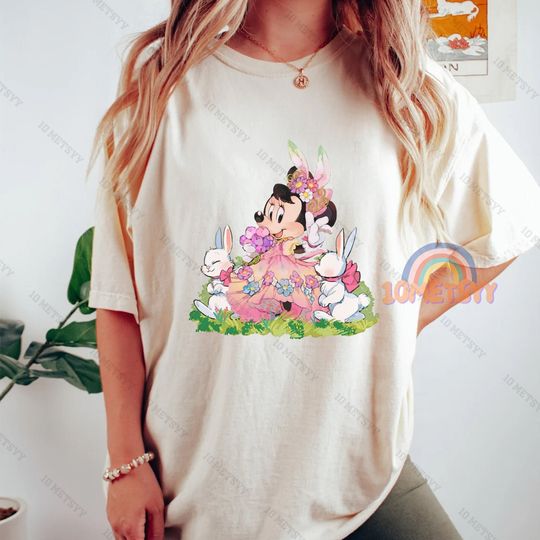 Minnie Mouse Easter Shirt, Disney Easter Shirt, Disney Bunny Shirt, Disneyland Easter 2023 Shirt