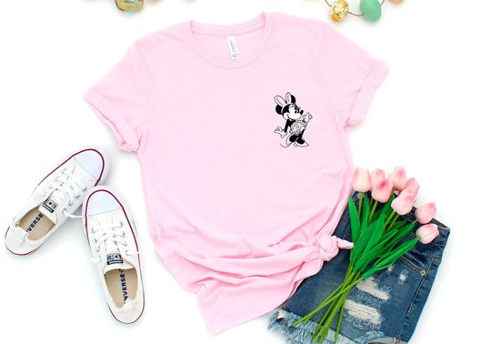 Easter Disney Mouse Shirt, Minnie Easter shirt, Ears Shirt, Disney Easter Eggs Shirt