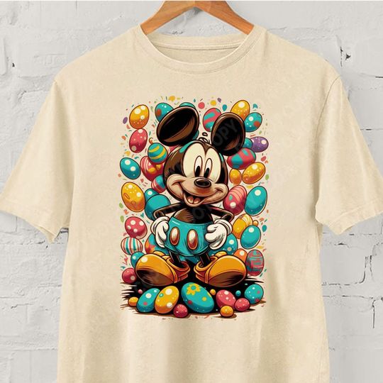 Mickey Easter Shirt, Mickey Mouse Shirt, Disney Easter Shirt, Egg Hunting Shirt