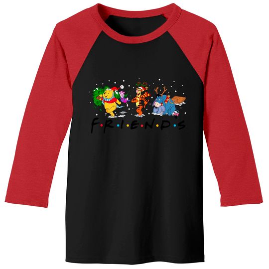 Winnie The Pooh Friends Baseball Tees, Disneyland Baseball Tees, Pooh Bear Baseball Tees