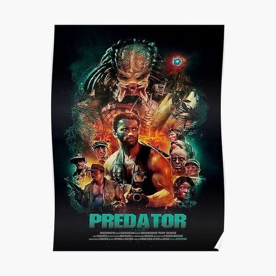 Discover Predator Canvas Premium Matte Vertical Poster