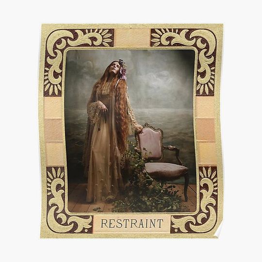 FLORENCE AND THE MACHINE DANCE FEVER RESTRAINT Premium Matte Vertical Poster