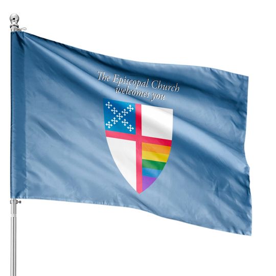 Episcopal Church Welcomes You LGBTQ House Flags