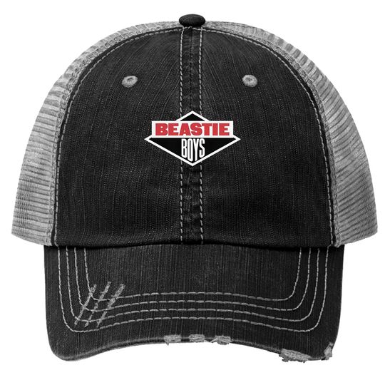 Grey The Beastie Boys Logo Trucker Hats Trucker Hats