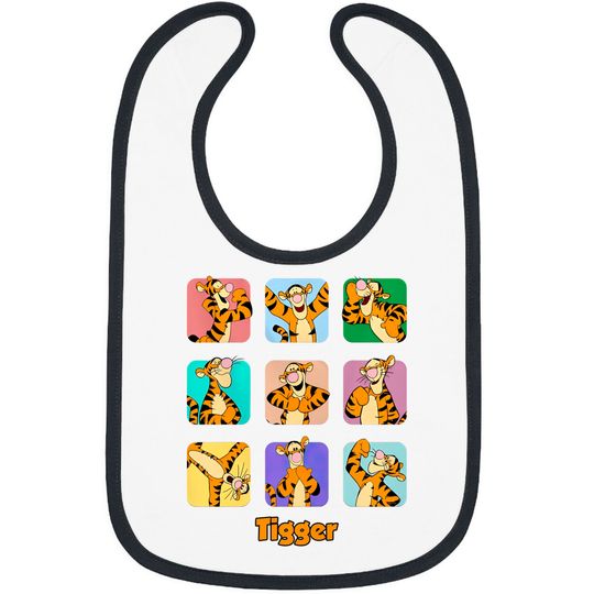 Disney Tigger Moods Bibs, Winnie The Pooh Portrait Characters Bibs