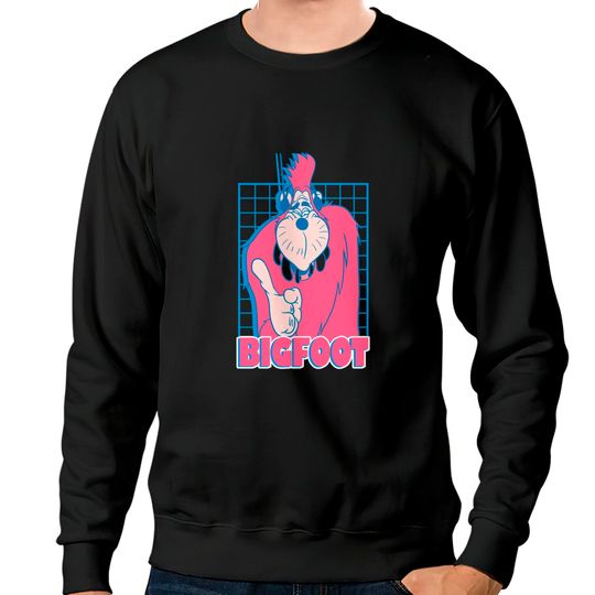 Disney A Goofy Movie Bigfoot Grid Sweatshirts, Disney Trip Sweatshirts, Disneyland Vacation Gift, Disney World Sweatshirts Unisex Adult Sweatshirts Kid Sweatshirts