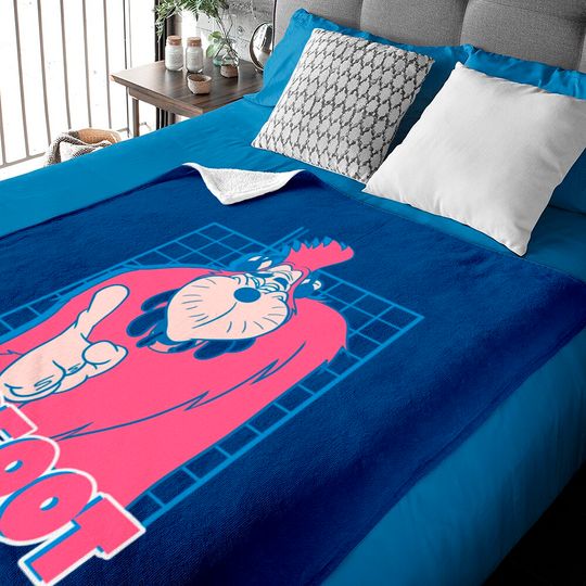 Disney A Goofy Movie Bigfoot Grid Baby Blankets, Disney Trip Baby Blankets, Disneyland Vacation Gift, Disney World Baby Blankets Unisex Adult Baby Blankets Kid Baby Blankets