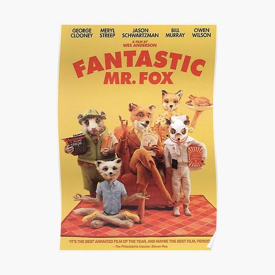 Fantastic Mr. Fox poster Premium Matte Vertical Poster