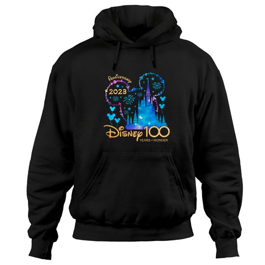 Disney 100th Anniversary Hoodies, Disney 100 Year of Wonder Anniversary Hoodies, Disney World Hoodies
