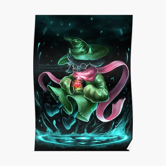 Deltarune - Ralsei Premium Matte Vertical Poster
