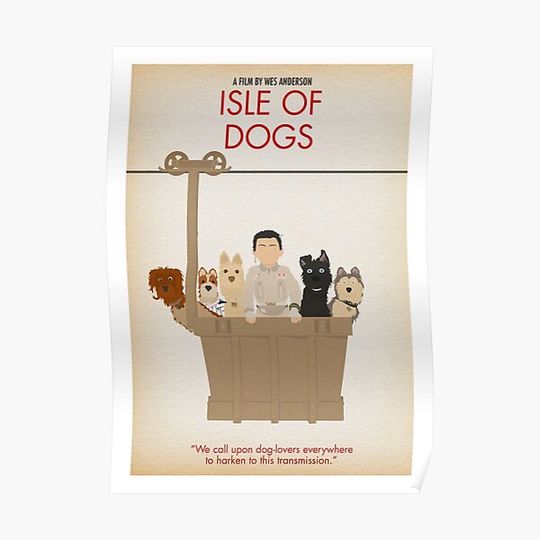 Wes Anderson Isle of Dogs Premium Matte Vertical Poster