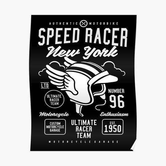 Discover Speed Racer Premium Matte Vertical Poster