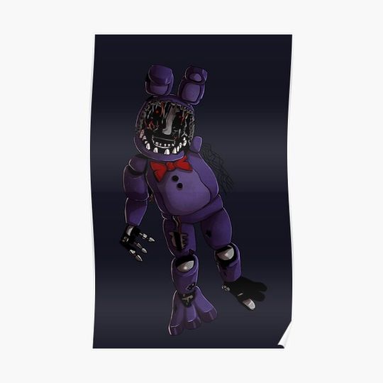 FNAF 2 - Withered Bonnie design Premium Matte Vertical Poster