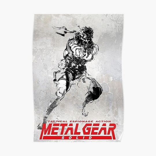 Metal Gear Solid Poster Premium Matte Vertical Poster