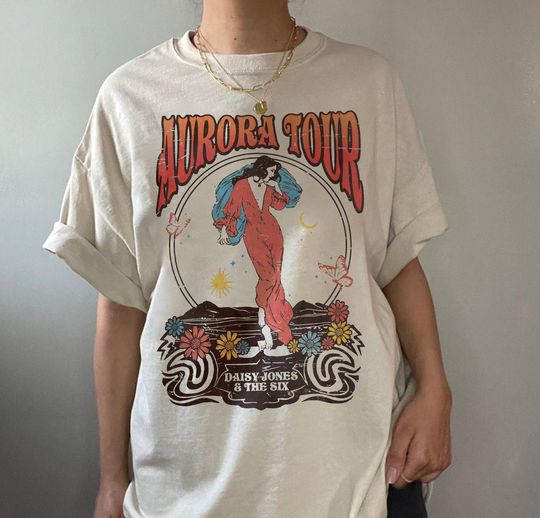 The Aurora Tour Shirt, Vintage Daisy Jones & The Six Shirt
