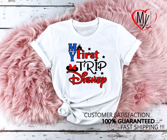 My First Trip Disney Shirt, My First Disney Trip Shirts, Disneyworld Shirts, First Disney Trip 2023, Disney Family Shirt