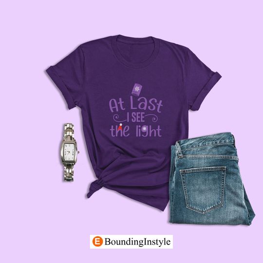 Tangled Shirt, At Last I See the Light, Rapunzel Tower Costume, Disneyland Shirt, Disney World Shirts