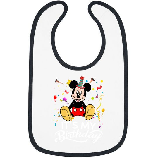 Disney Mickey Mouse It's My Birthday Unisex Gift Bibs