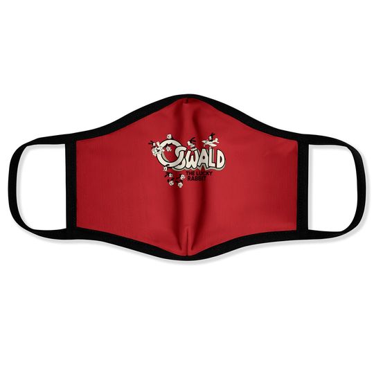 Disney Oswald the Lucky Rabbit Face Masks, Disney Rabbit 2023 Face Masks, Disney Oswald Face Masks