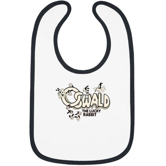 Disney Oswald the Lucky Rabbit Bibs, Disney Rabbit 2023 Bibs, Disney Oswald Bibs