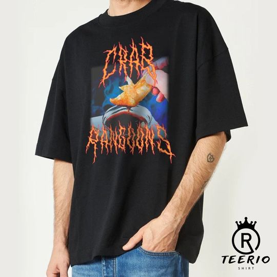 Crab Rangoon Heavy Metal T-shirt, Crab Rangoon vintage shirt