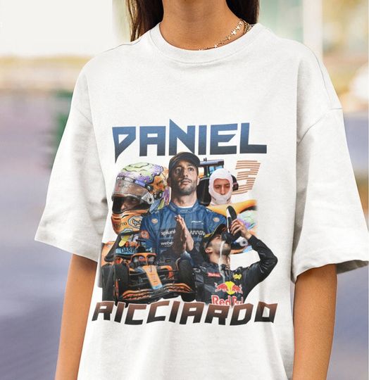 Vintage Daniel Ricciardo Shirt, Daniel Ricciardo Shirt, Daniel Ricciardo Tee