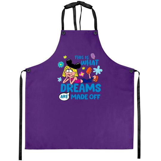 Disney Aprons For Women, Lizzie McGuire Aprons, Disneyland DisneyWorld Womens Aprons