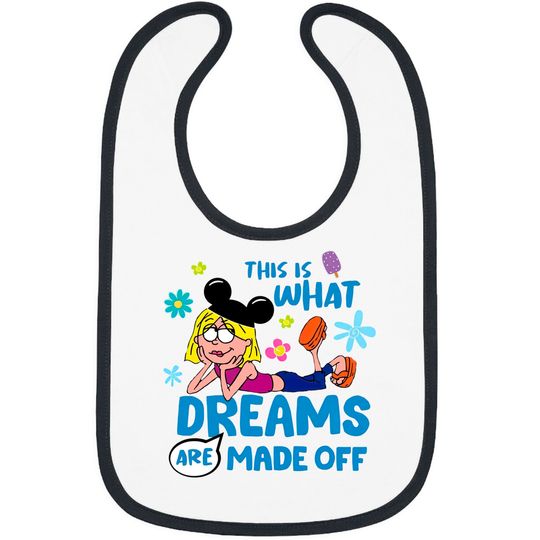 Disney Bibs For Women, Lizzie McGuire Bibs, Disneyland DisneyWorld Womens Bibs