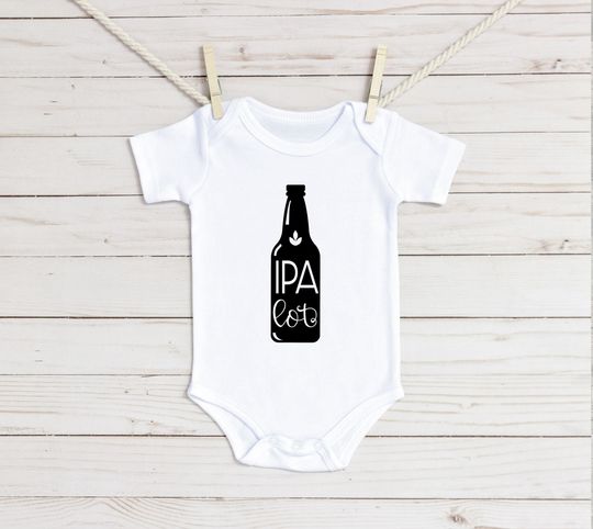 Discover IPA lot Beer Baby Onesie