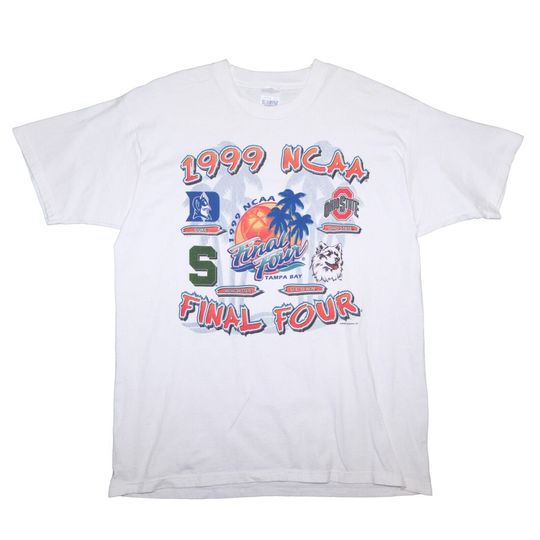 Vintage Final Four March Madness T-Shirt XL White 1999 90s