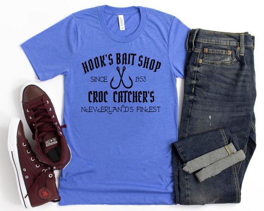 Hooks Bait Shop Peter Pan Shirt, Disney Shirts, Disney Family Shirts